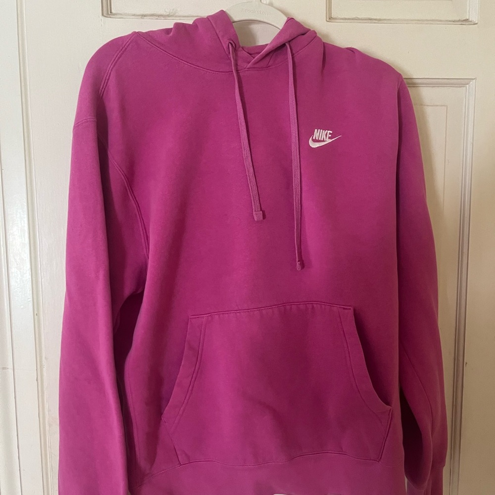 Nike Fuchsia Pullover Hoodie Hot Pink Sweatshirt